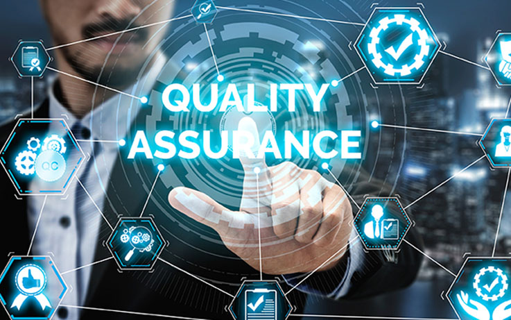 Quality assurance concept graphic